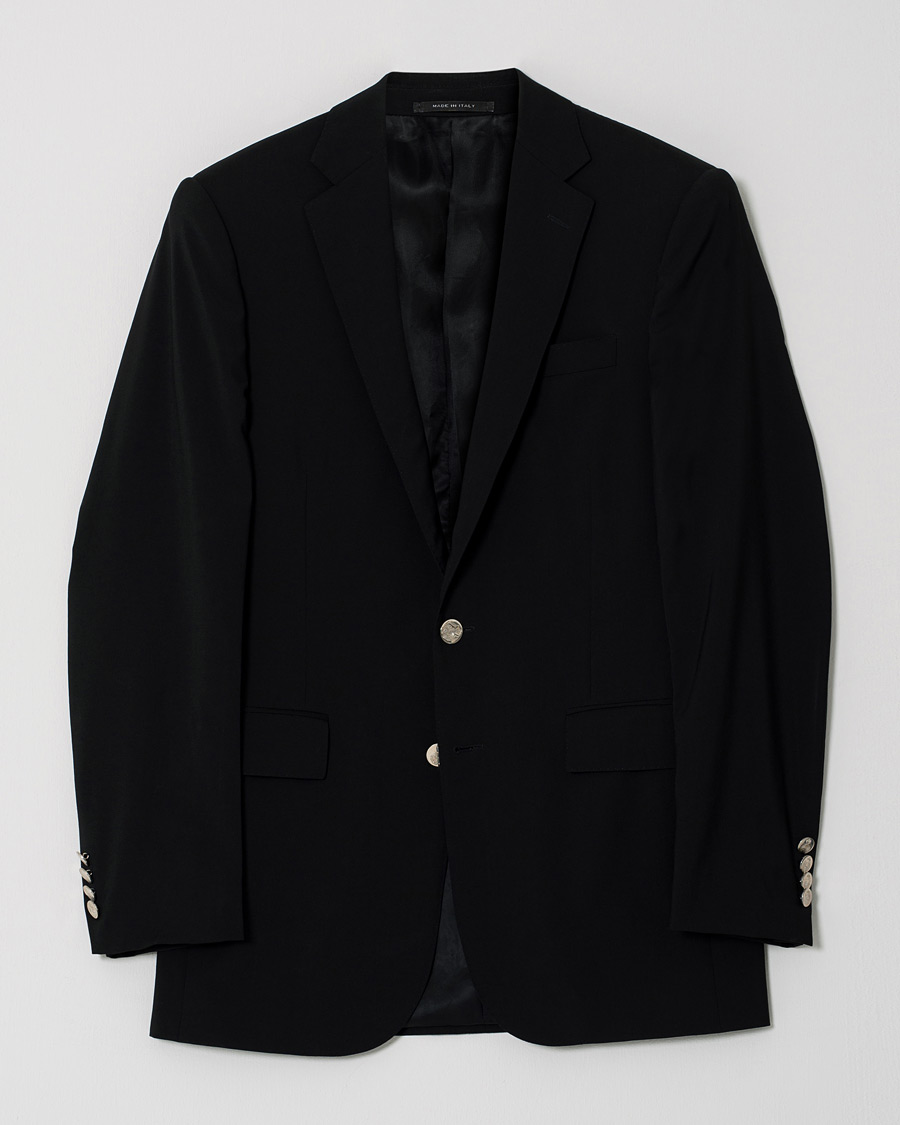 Hombres | Blazers | Pre-owned | Ralph Lauren Black Label Anth Jacket Black 46