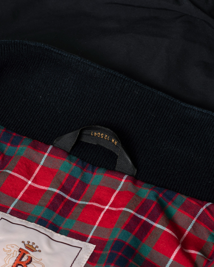 Hombres | Baracuta G9 Original Harrington Jacket Dark Navy UK38 - EU48 | Pre-owned | Baracuta G9 Original Harrington Jacket Dark Navy UK38 - EU48