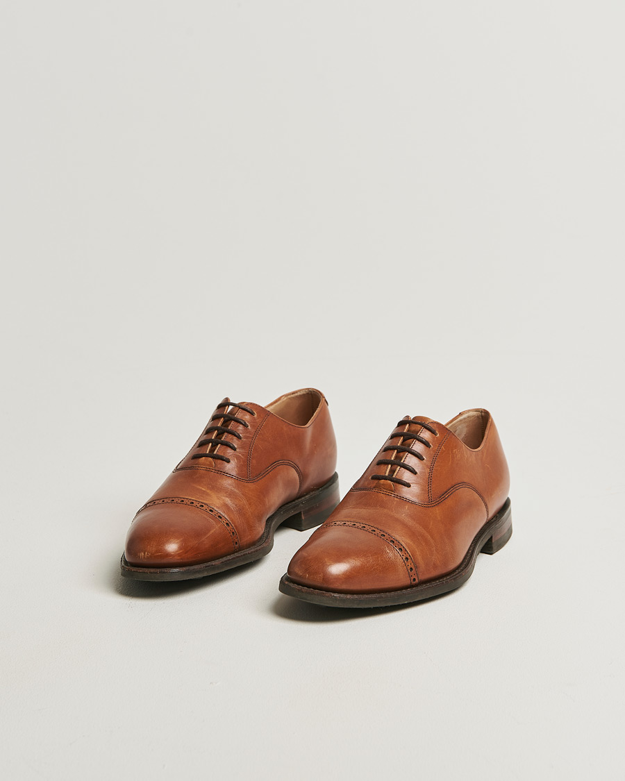Hombres | Pre-owned Zapatos cosidos a mano | Pre-owned | Loake 1880 Cadogan Oxford Mahogany Calf UK7,5 - EU41,5