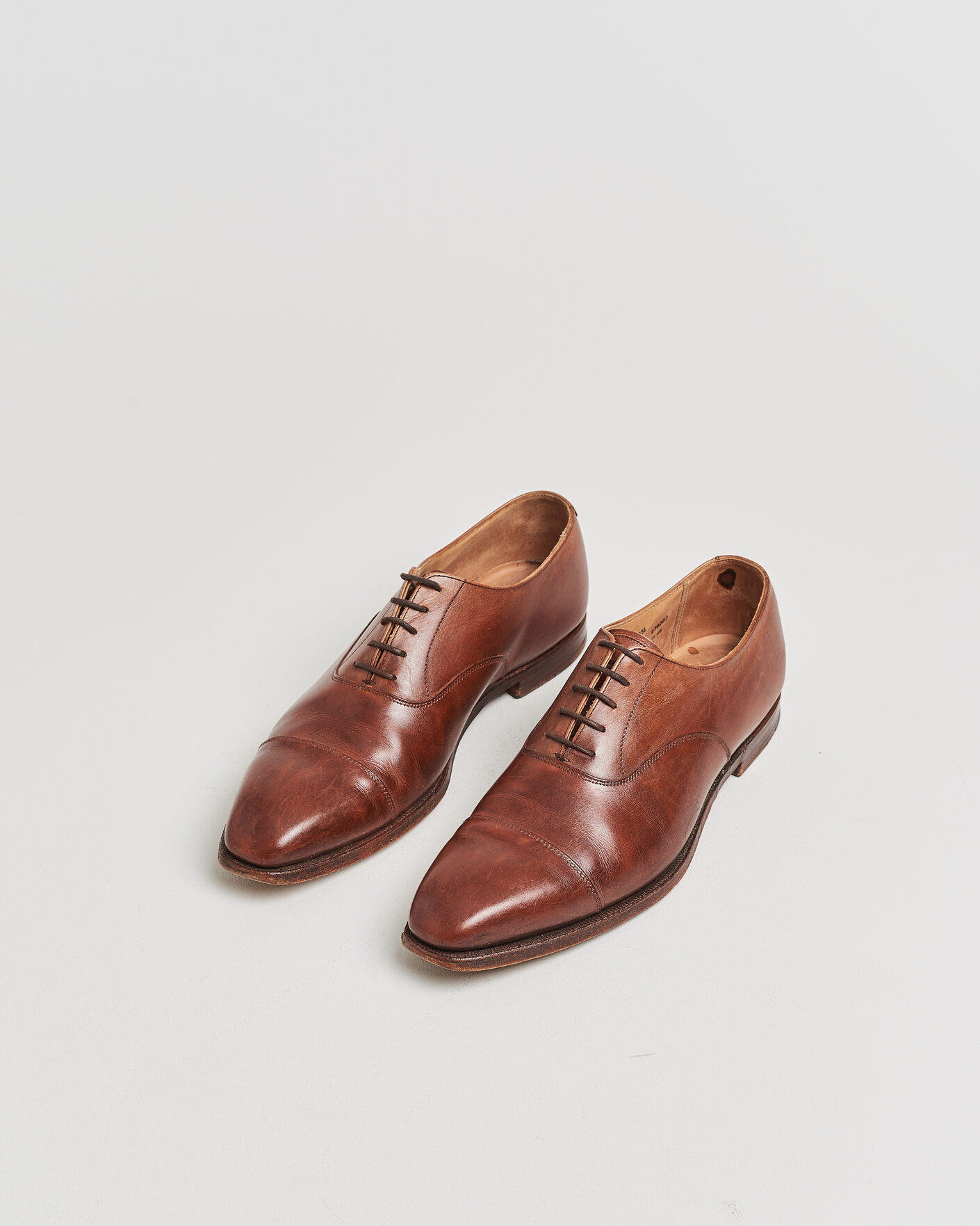 Hombres | Pre-owned Zapatos cosidos a mano | Pre-owned | Crockett & Jones Hallam Oxford Beechnut Calf UK9,5 - EU43,5