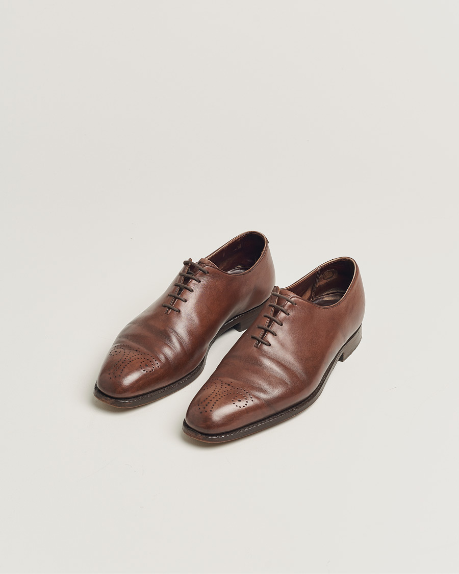 Hombres | Crockett & Jones Weymouth Dark Brown Antique Calf UK7 - EU41 | Pre-owned | Crockett & Jones Weymouth Dark Brown Antique Calf UK7 - EU41