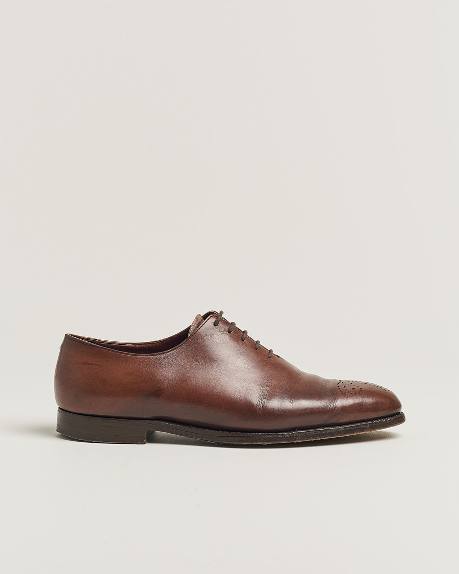 Hombres | Crockett & Jones Weymouth Dark Brown Antique Calf UK7 - EU41 | Pre-owned | Crockett & Jones Weymouth Dark Brown Antique Calf UK7 - EU41