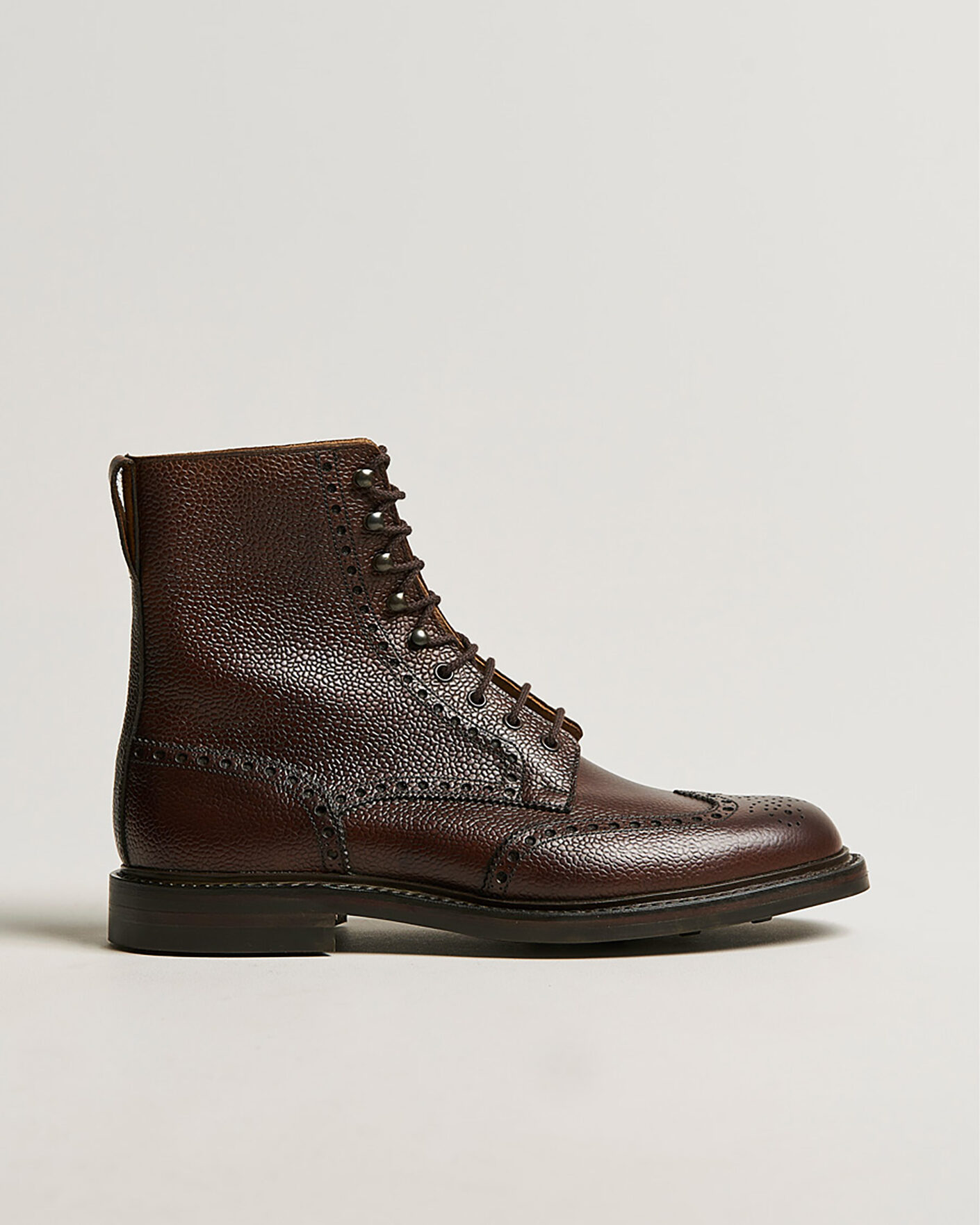 Hombres | Pre-owned Zapatos cosidos a mano | Pre-owned | Crockett & Jones Islay Boot Dark Brown Grained Calf UK10 - EU44