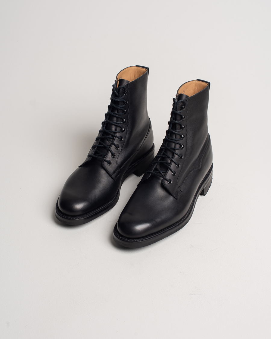 Hombres | Crockett & Jones Radnor Boot Black Calf UK8,5 - EU42,5 | Pre-owned | Crockett & Jones Radnor Boot Black Calf UK8,5 - EU42,5