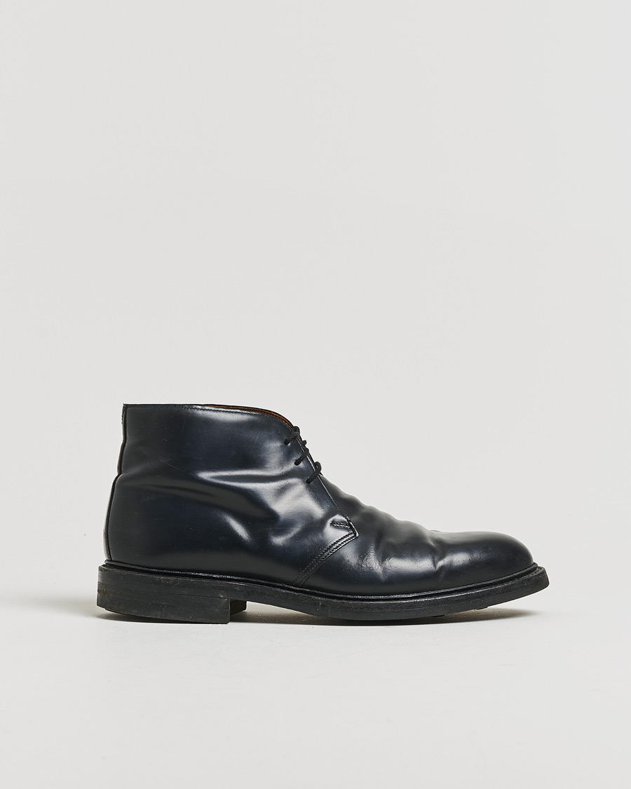 Hombres | Pre-owned Zapatos cosidos a mano | Pre-owned | Crockett & Jones Chepstow Chukka Black Calf UK8,5 - EU42,5