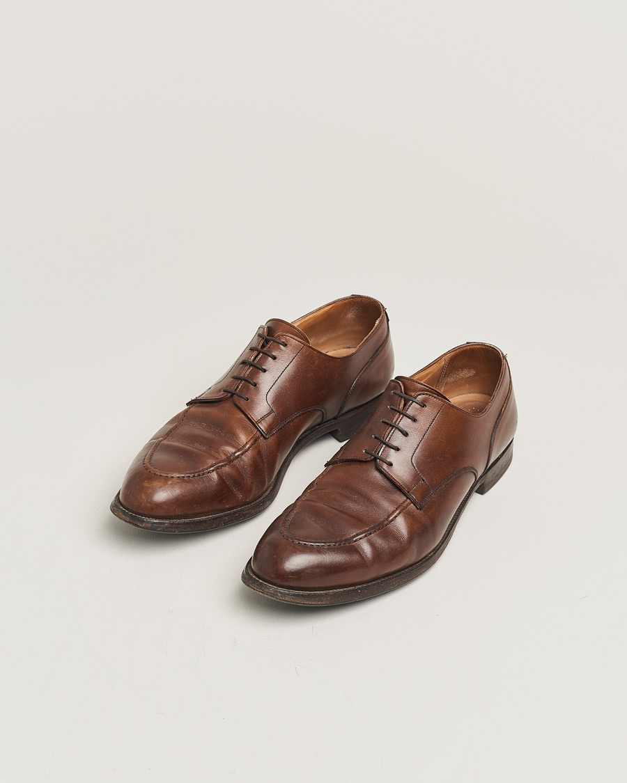 Hombres | Crockett & Jones Onslow Derby Brown Calf UK11 - EU45 | Pre-owned | Crockett & Jones Onslow Derby Brown Calf UK11 - EU45