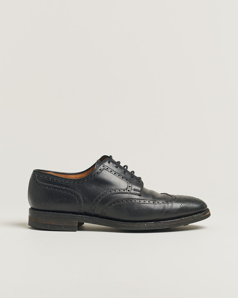 Hombres | Pre-owned Zapatos | Pre-owned | Crockett & Jones Swansea Brogue Black UK8,5 - EU42,5