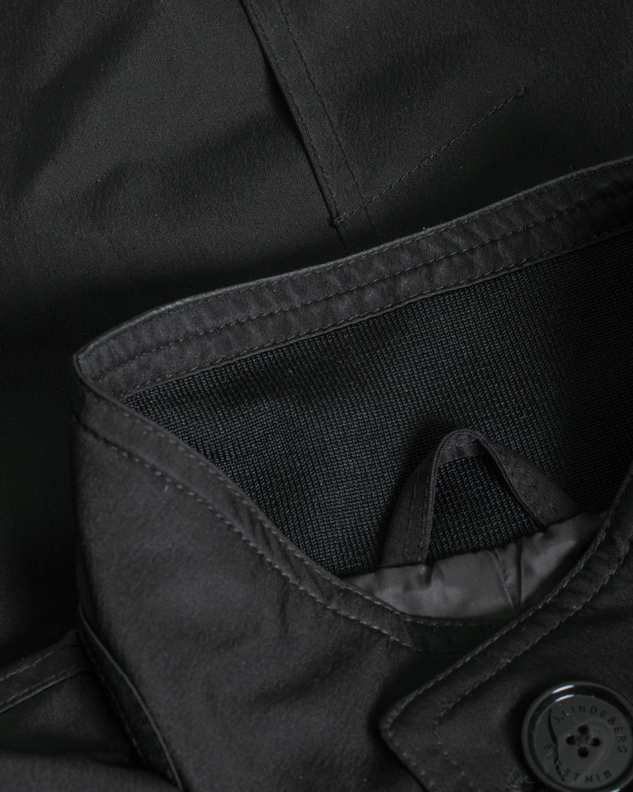 Hombres | J.Lindeberg Gavin 52 Peach Poly Coat Black | Pre-owned | J.Lindeberg Gavin 52 Peach Poly Coat Black