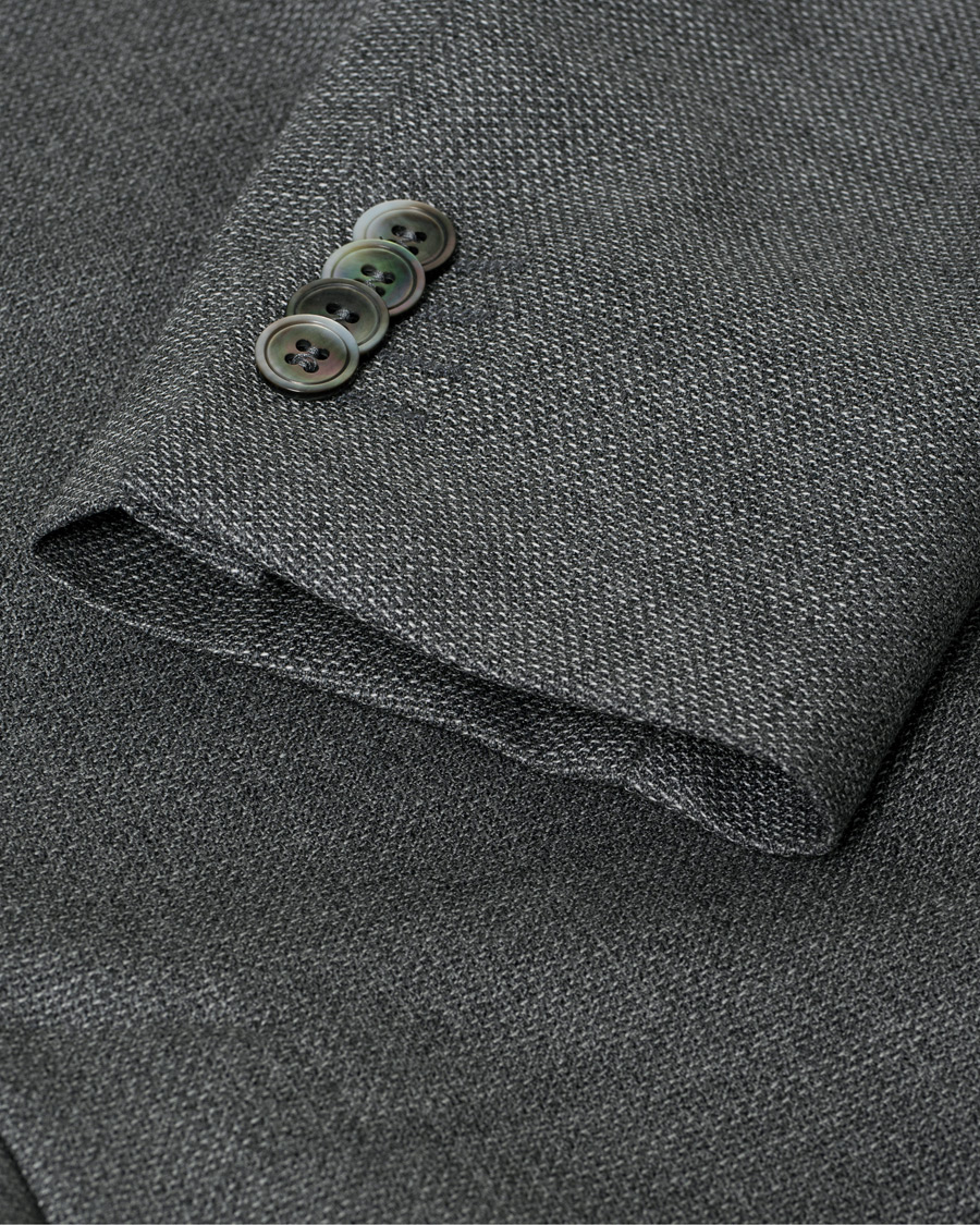 Hombres | Oscar Jacobson Einar Patch Pocket Blazer Grey 48 | Pre-owned | Oscar Jacobson Einar Patch Pocket Blazer Grey 48