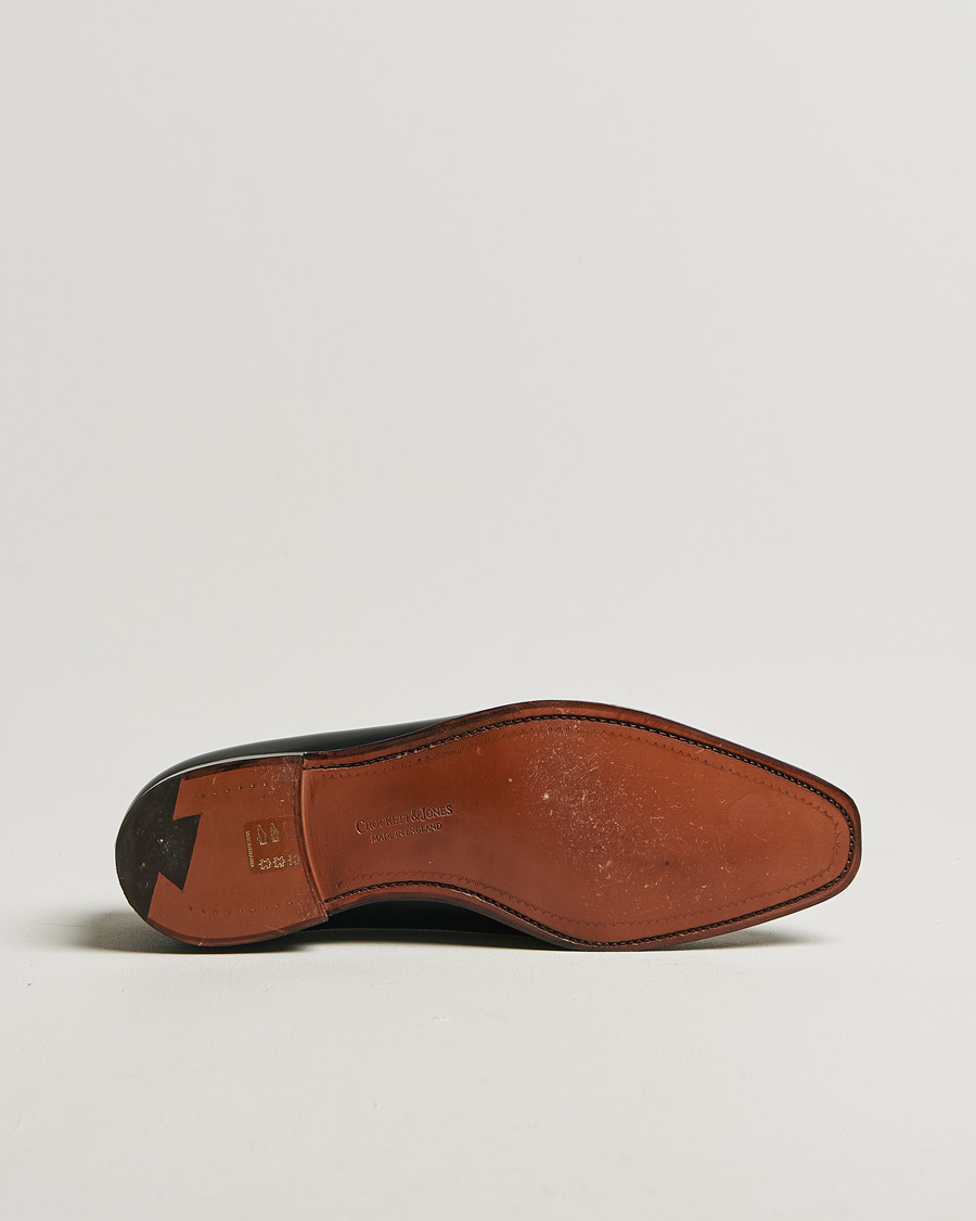 Hombres | Crockett & Jones Alex Wholecut Oxford Black Calf | Pre-owned | Crockett & Jones Alex Wholecut Oxford Black Calf