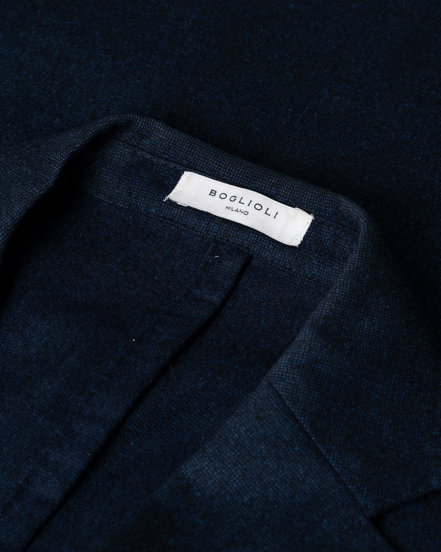 Hombres | Boglioli Wool K Jacket Suit Dark Navy | Pre-owned | Boglioli Wool K Jacket Suit Dark Navy