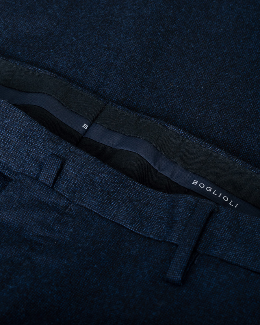 Hombres | Boglioli Wool K Jacket Suit Dark Navy | Pre-owned | Boglioli Wool K Jacket Suit Dark Navy