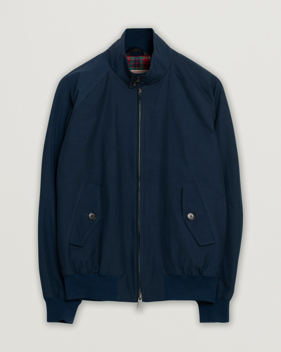 Hombres | Abrigos y chaquetas | Pre-owned | Baracuta G9 Original Harrington Jacket Navy