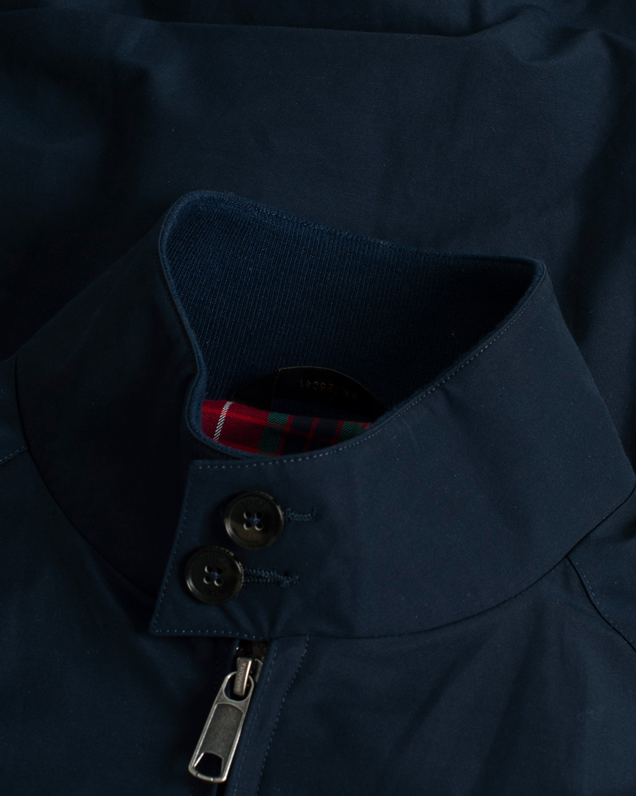 Hombres | Abrigos y chaquetas | Pre-owned | Baracuta G9 Original Harrington Jacket Navy
