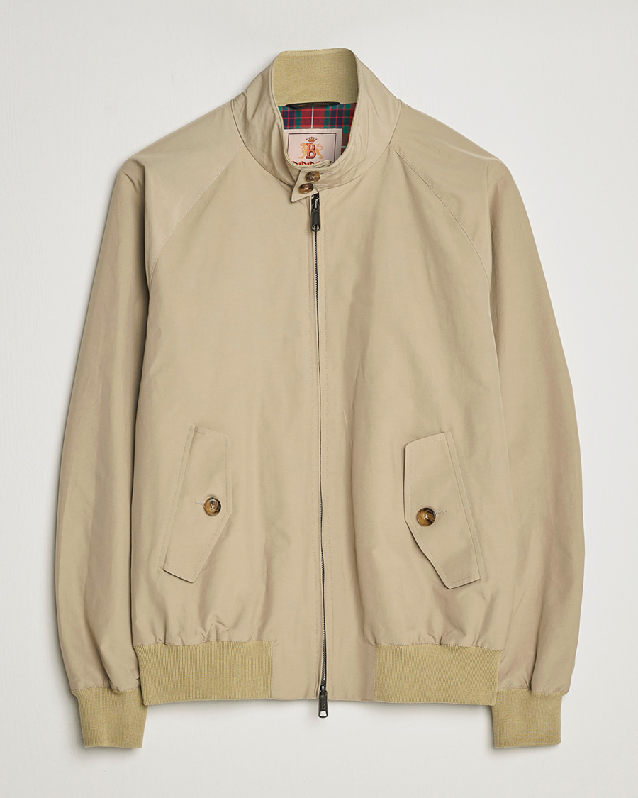 Hombres | Pre-owned Chaquetas | Pre-owned | Baracuta G9 Original Harrington Jacket Natural UK38 - EU48