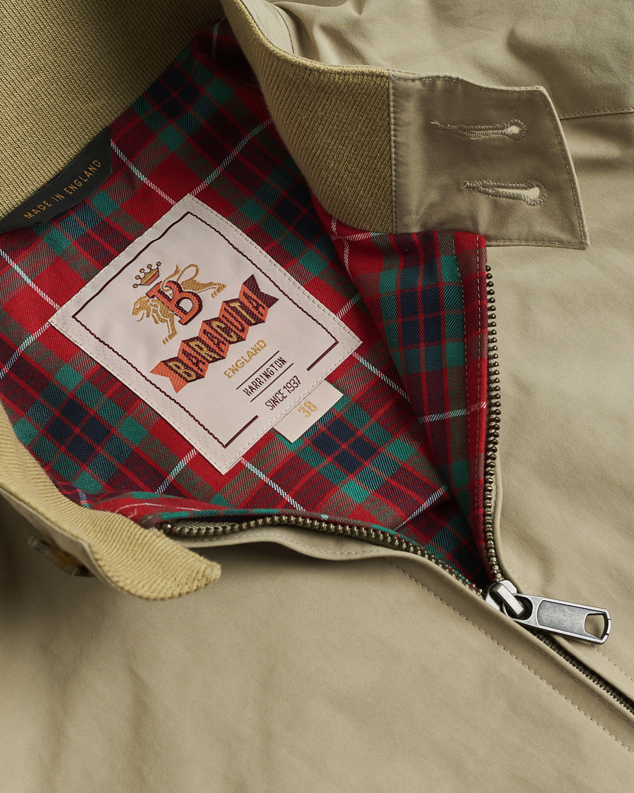 Hombres | Pre-owned Chaquetas | Pre-owned | Baracuta G9 Original Harrington Jacket Natural UK38 - EU48