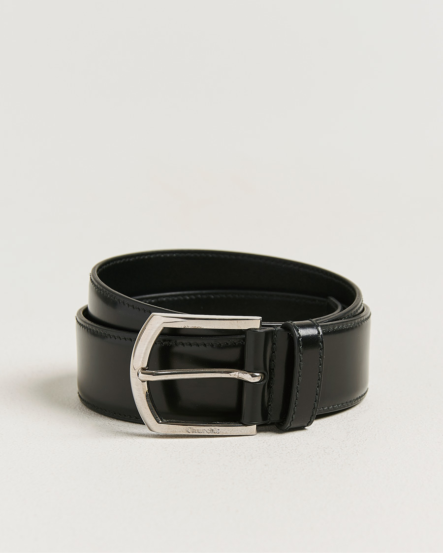 Hombres | Pre-owned Accesorios | Pre-owned | Church's Polished Binder 3,5 cm Belt Black 95