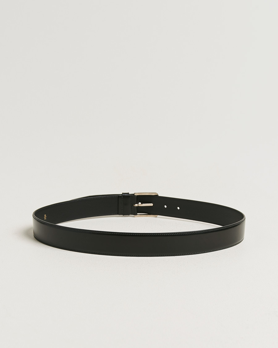 Hombres | Pre-owned Accesorios | Pre-owned | Church's Polished Binder 3,5 cm Belt Black 95