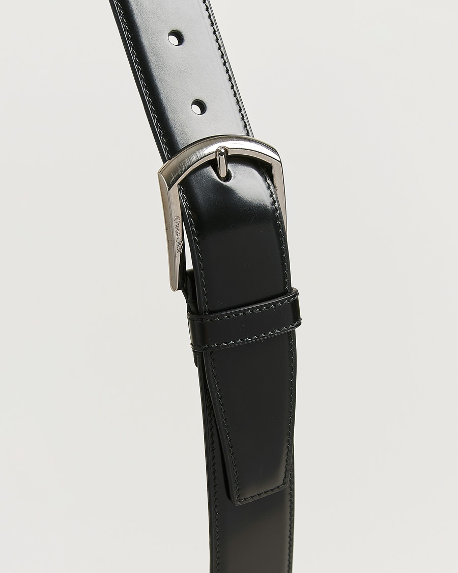 Hombres | Pre-owned Accesorios | Pre-owned | Church's Polished Binder 3,5 cm Belt Black 95