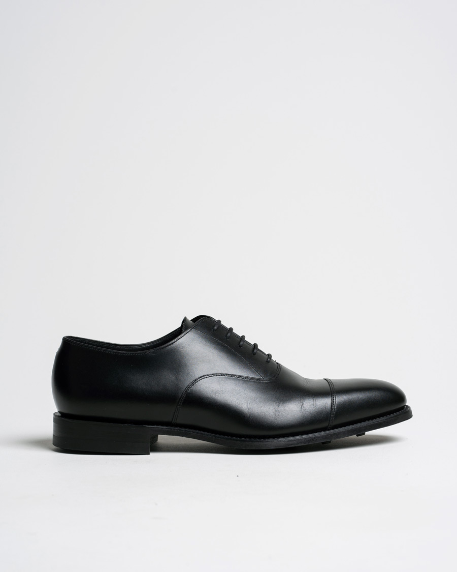 Hombres | Loake 1880 Aldwych Single Dainite Oxford Black Calf UK12 - EU46 | Pre-owned | Loake 1880 Aldwych Single Dainite Oxford Black Calf UK12 - EU46