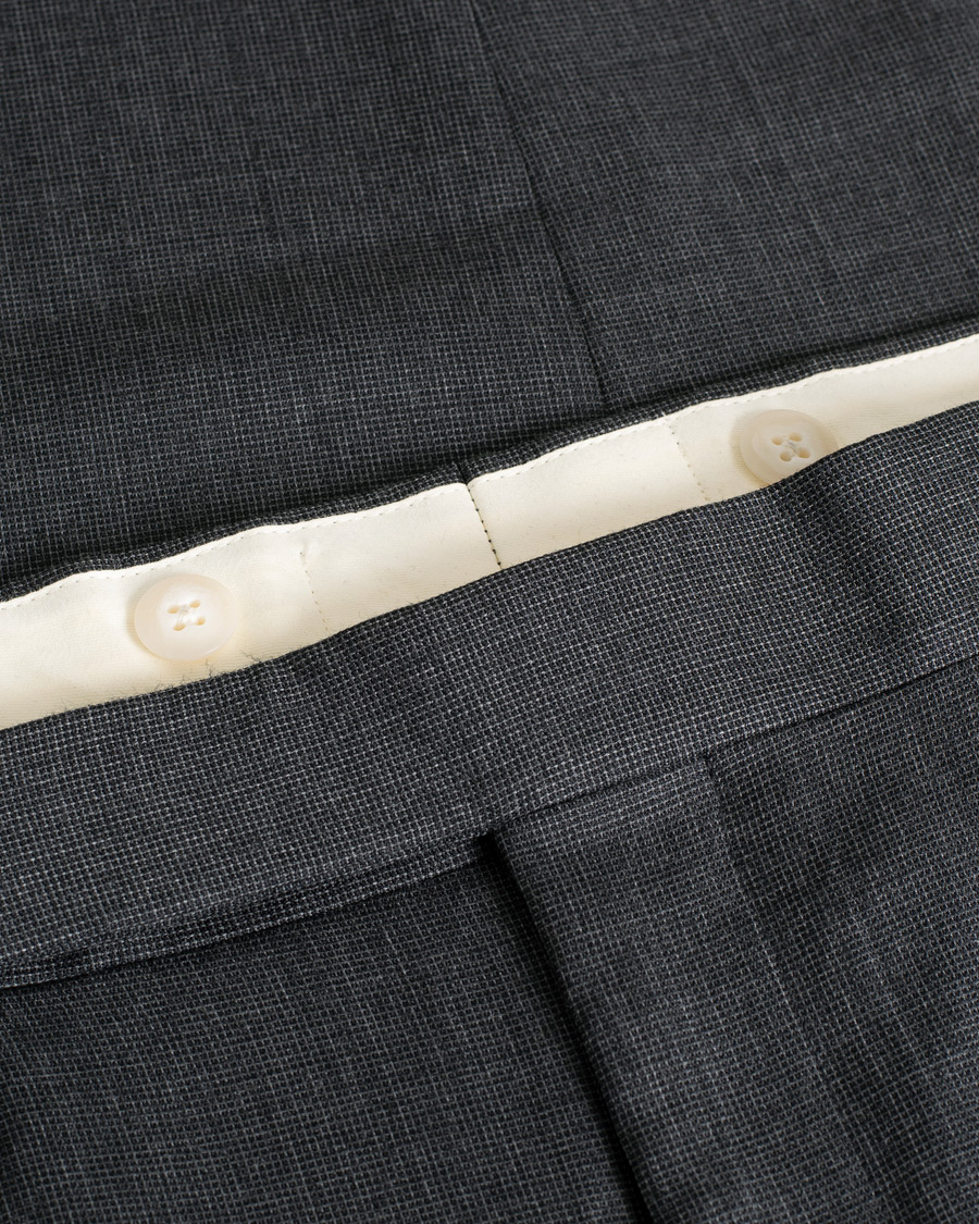 Hombres | Polo Ralph Lauren Clothing Connery Peak Lapel Wool Suit Grey | Pre-owned | Polo Ralph Lauren Clothing Connery Peak Lapel Wool Suit Grey