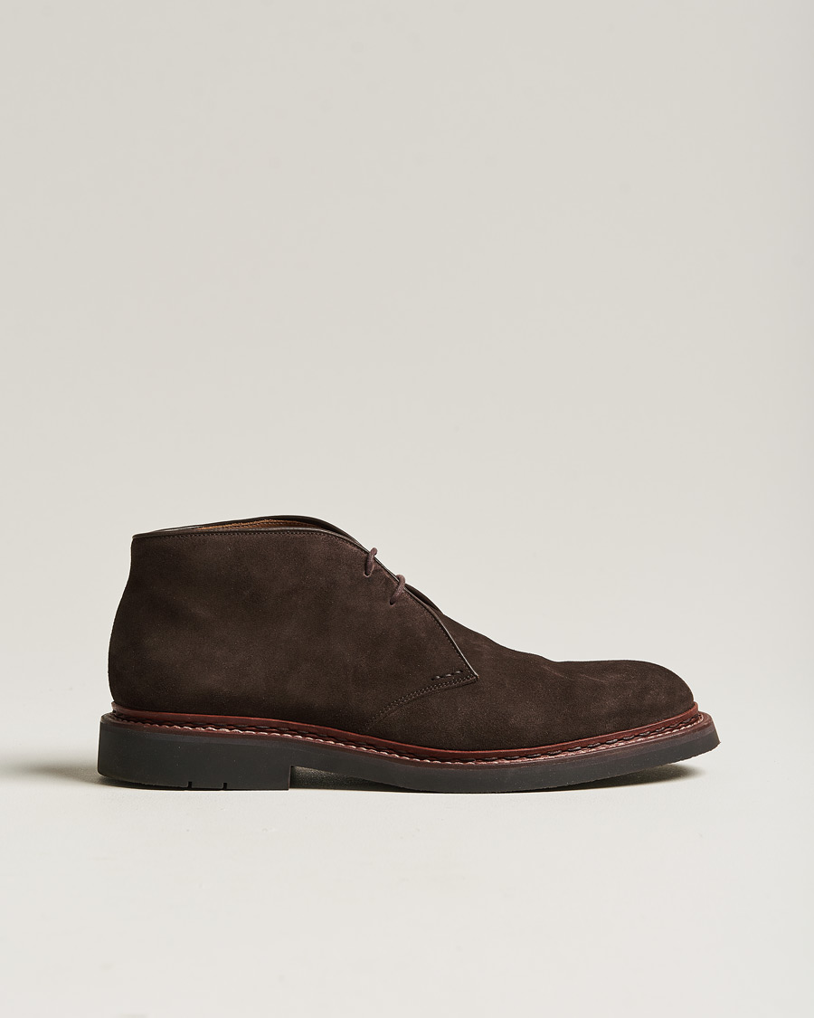 Hombres | Heschung Genet Suede Chukka Boot Brown | Pre-owned | Heschung Genet Suede Chukka Boot Brown