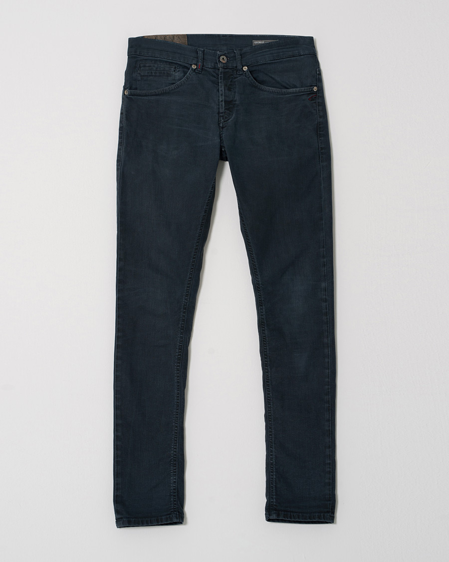 Hombres | Dondup George 5-Pocket Washed Black W30 | Pre-owned | Dondup George 5-Pocket Washed Black W30