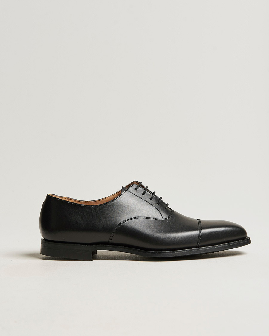 Hombres | Pre-owned Zapatos cosidos a mano | Pre-owned | Crockett & Jones Hallam Oxford City Sole E Black Calf UK6 - EU40