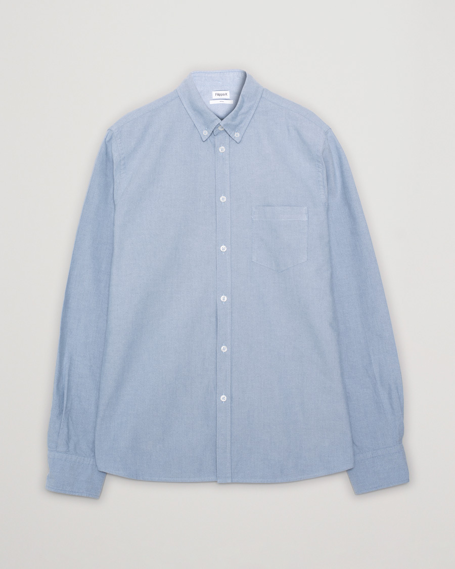 Hombres | Filippa K Paul Oxford Shirt Blue S | Pre-owned | Filippa K Paul Oxford Shirt Blue S