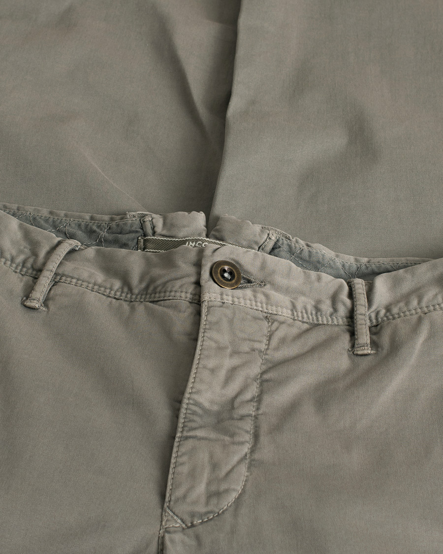 Hombres | Incotex Slim Fit Stretch Slacks Grey W33 | Pre-owned | Incotex Slim Fit Stretch Slacks Grey W33