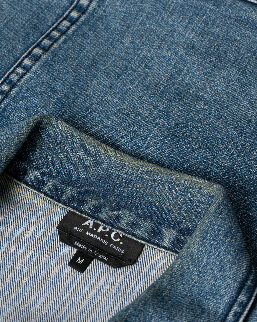 Hombres | A.P.C. Jeans Jacket Indigo M | Pre-owned | A.P.C. Jeans Jacket Indigo M