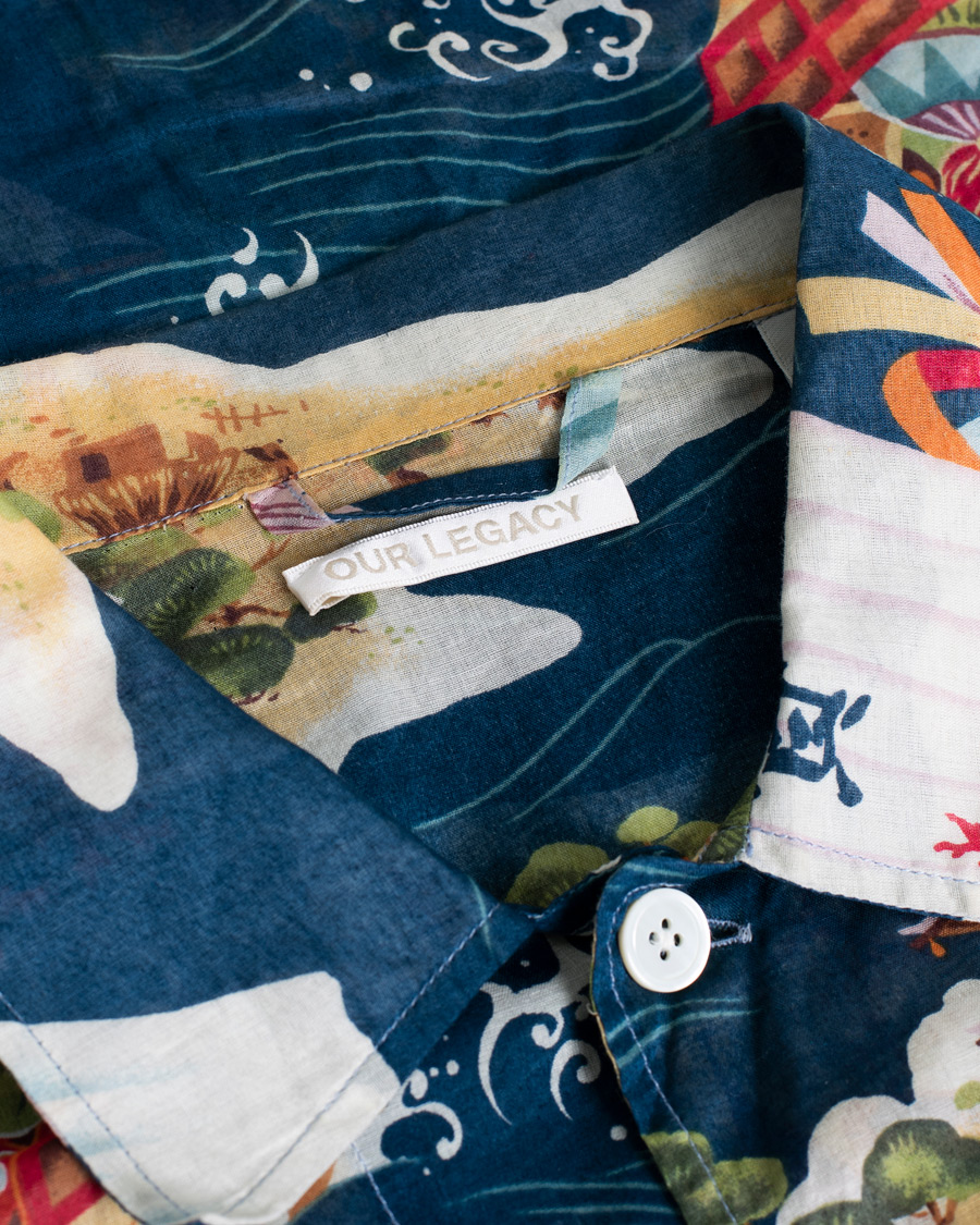 Hombres | Our Legacy Box 2P Short Sleeve Shirt Crossing the Seven Seas | Pre-owned | Our Legacy Box 2P Short Sleeve Shirt Crossing the Seven Seas