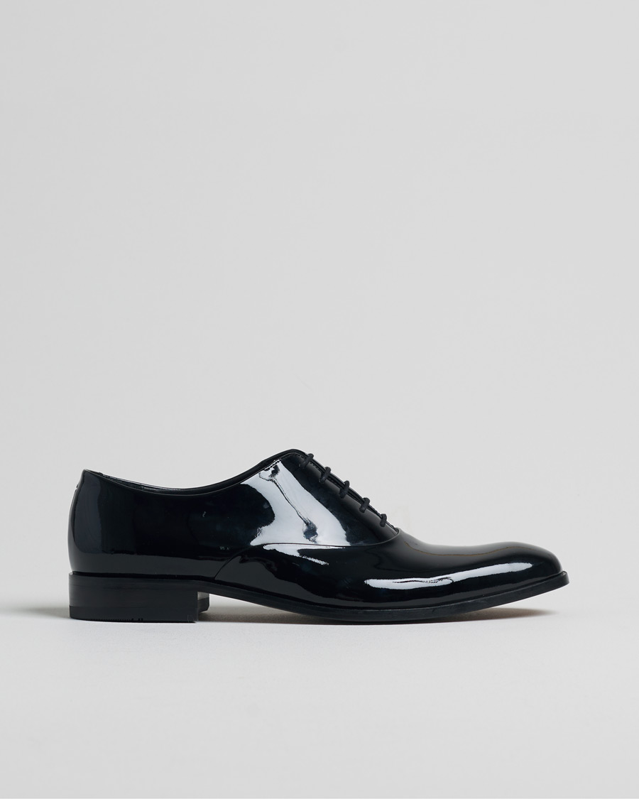 Hombres | Loake Lifestyle Patent Black | Pre-owned | Loake Lifestyle Patent Black