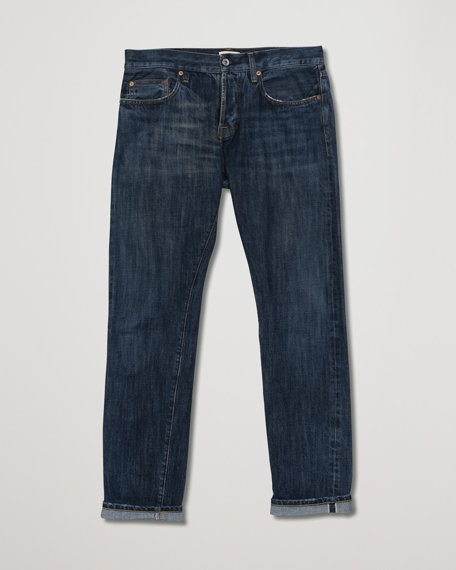 Hombres | C.O.F. Studio M3 Regular Tapered Fit Selvedge Jeans 3 Months Blue | Pre-owned | C.O.F. Studio M3 Regular Tapered Fit Selvedge Jeans 3 Months Blue