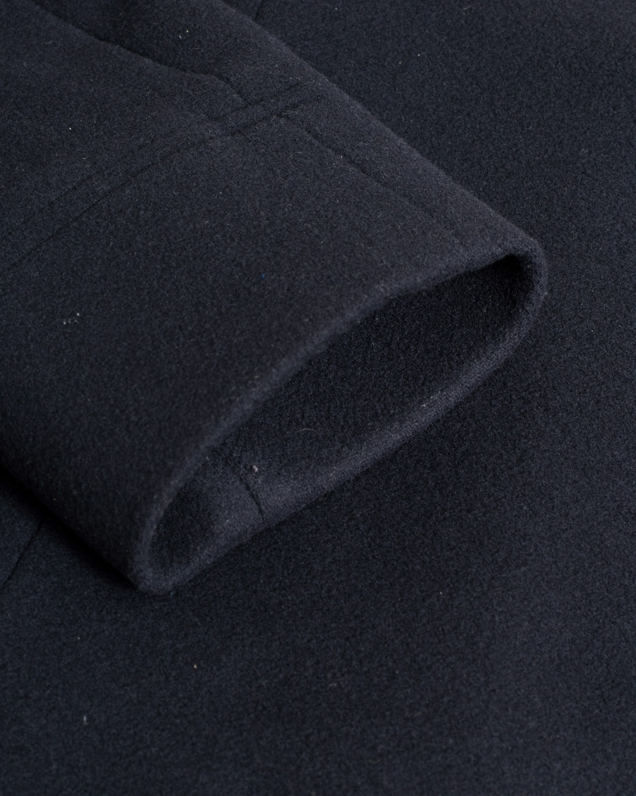 Hombres | Polo Ralph Lauren Wool Peacoat Navy | Pre-owned | Polo Ralph Lauren Wool Peacoat Navy