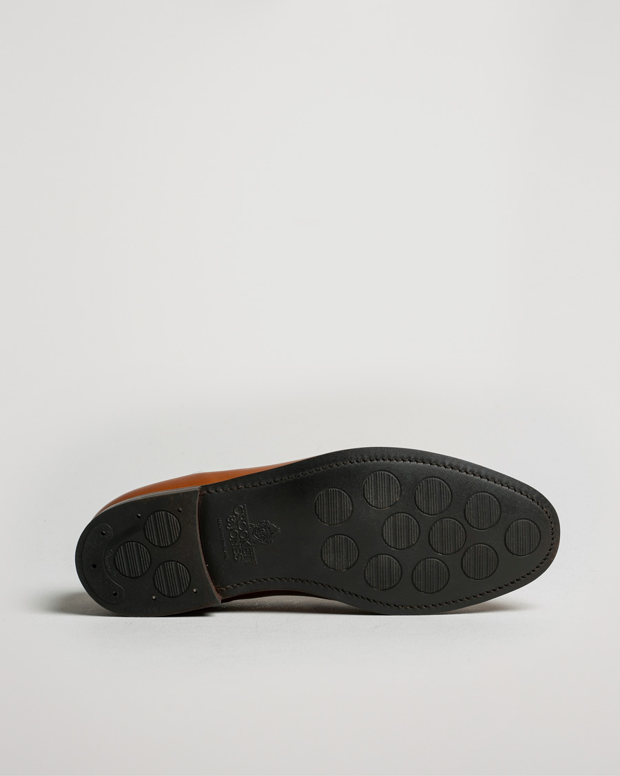 Hombres | Crockett & Jones Boston City Sole Congac Calf | Pre-owned | Crockett & Jones Boston City Sole Congac Calf