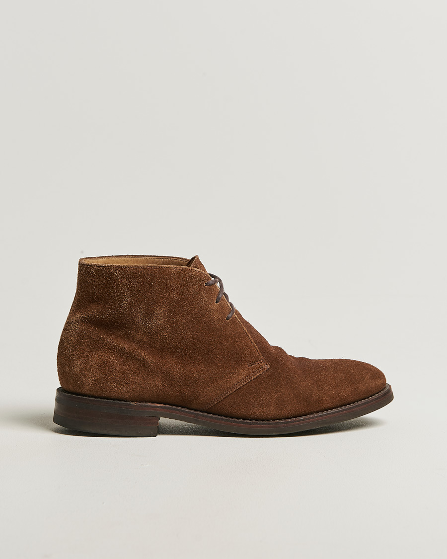 Hombres | Pre-owned Zapatos cosidos a mano | Pre-owned | Loake 1880 Kempton Chukka Boot Brown Suede UK7,5 - EU41,5