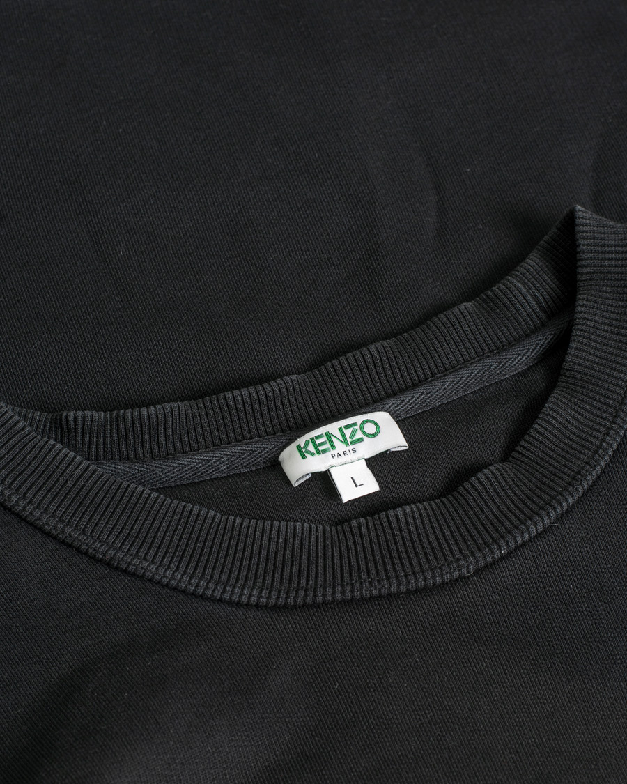 Hombres | Kenzo Paris Sweatshirt Black | Pre-owned | Kenzo Paris Sweatshirt Black