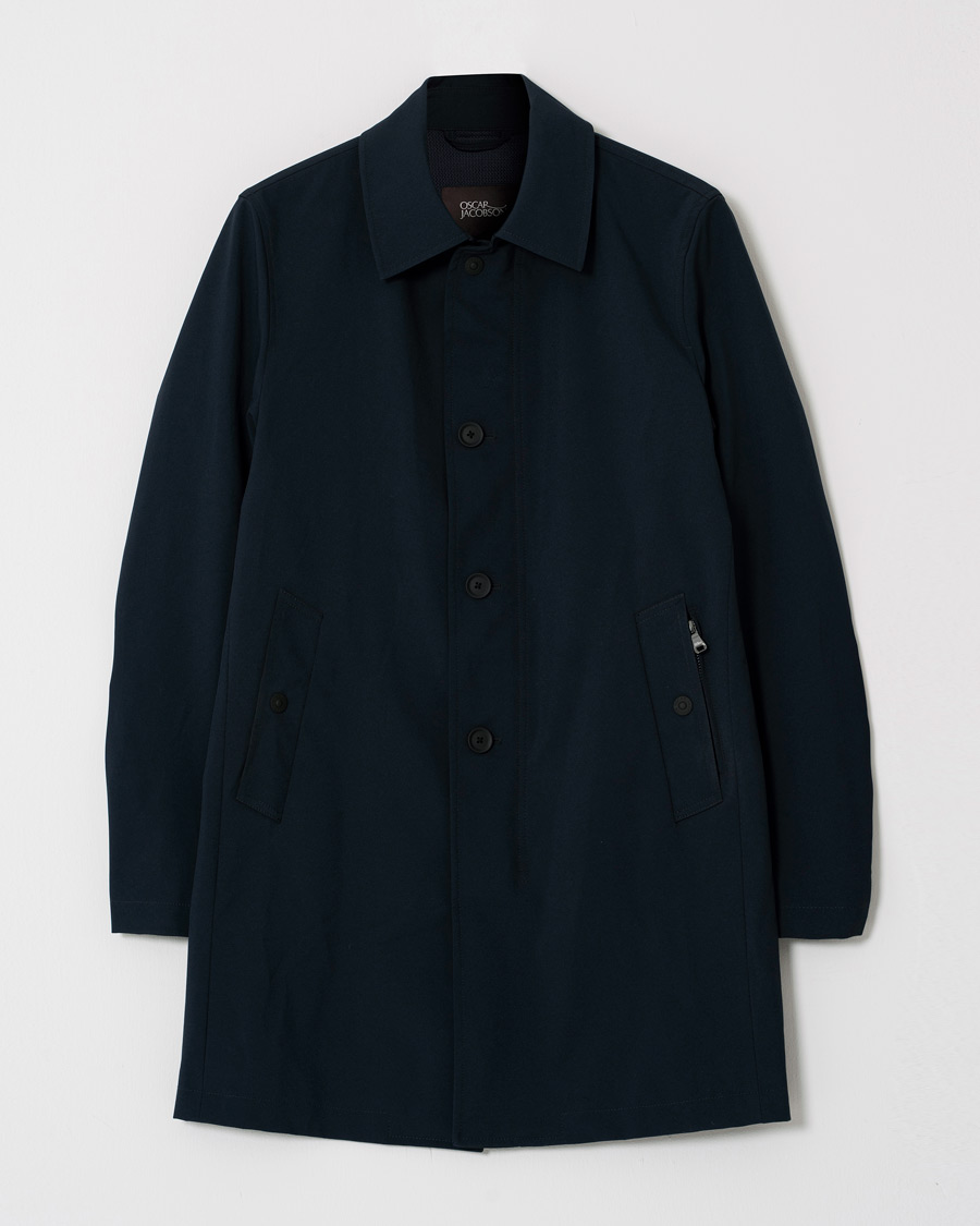 Hombres | Abrigos y chaquetas | Pre-owned | Oscar Jacobson Johnsson Coat Navy 46
