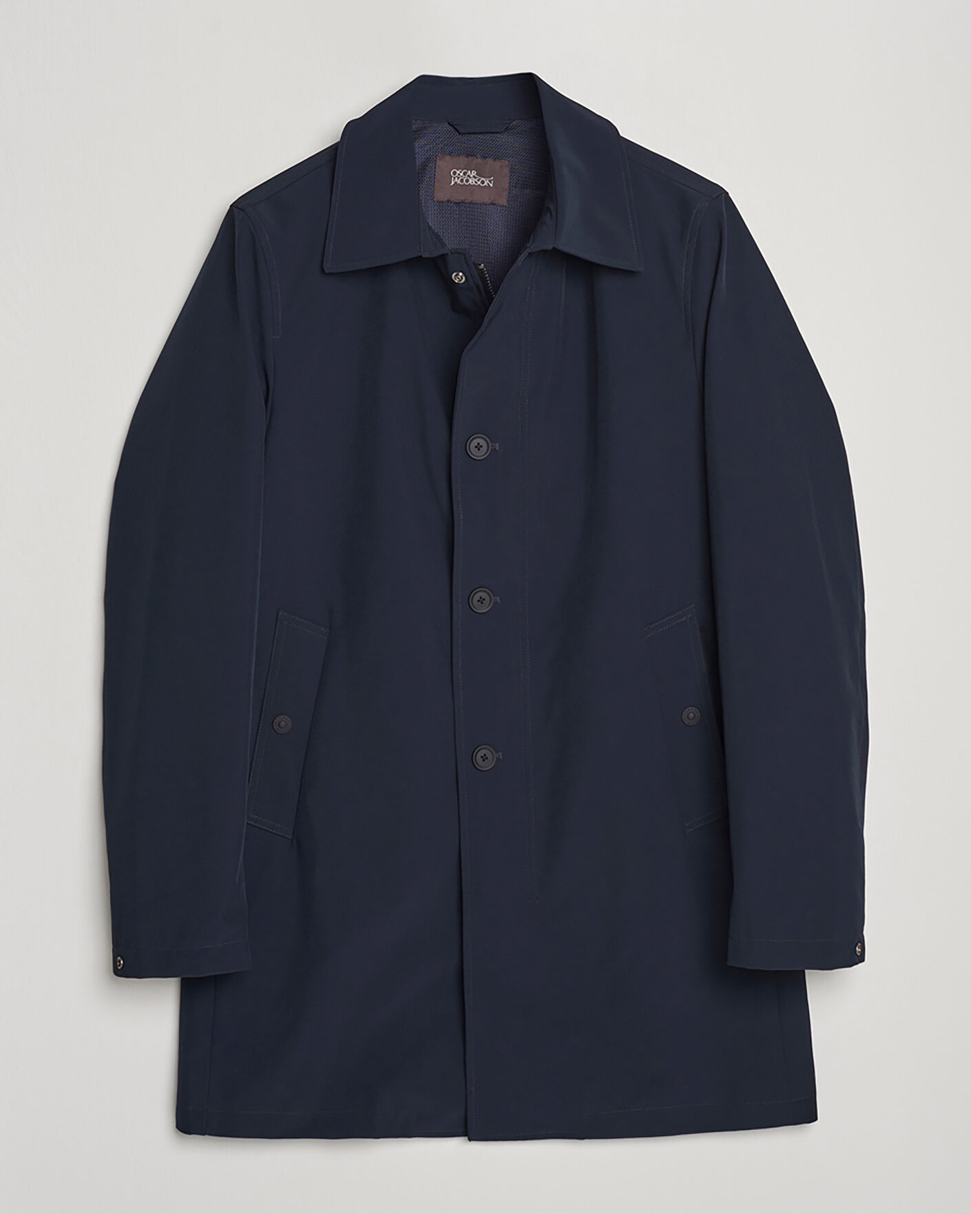 Hombres | Pre-owned Chaquetas | Pre-owned | Oscar Jacobson Johnsson Coat Navy 50