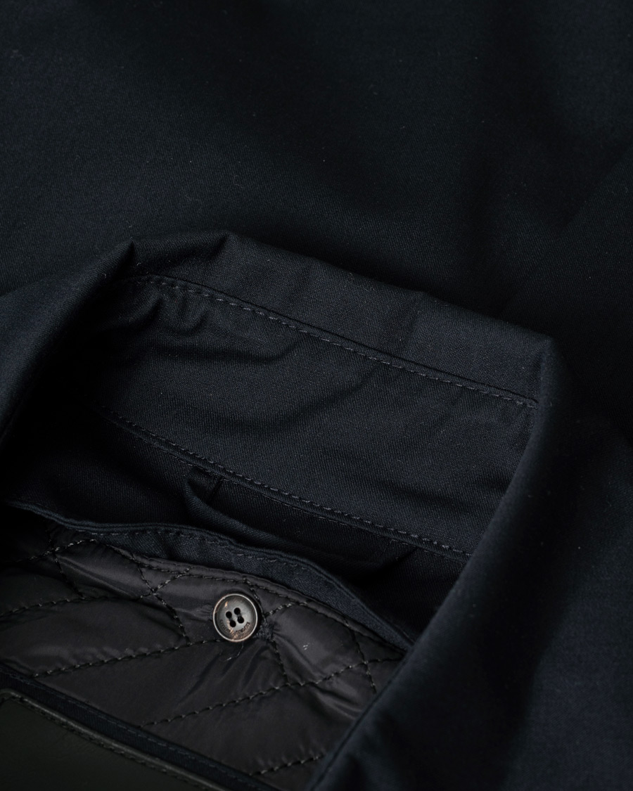 Hombres | Emporio Armani Trenchcoat Navy | Pre-owned | Emporio Armani Trenchcoat Navy