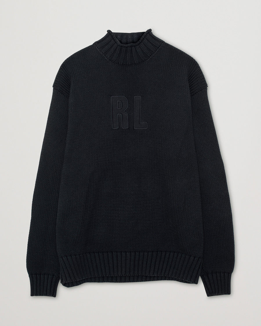 Hombres | Polo Ralph Lauren Sport Knitted Sweater Black M | Pre-owned | Polo Ralph Lauren Sport Knitted Sweater Black M