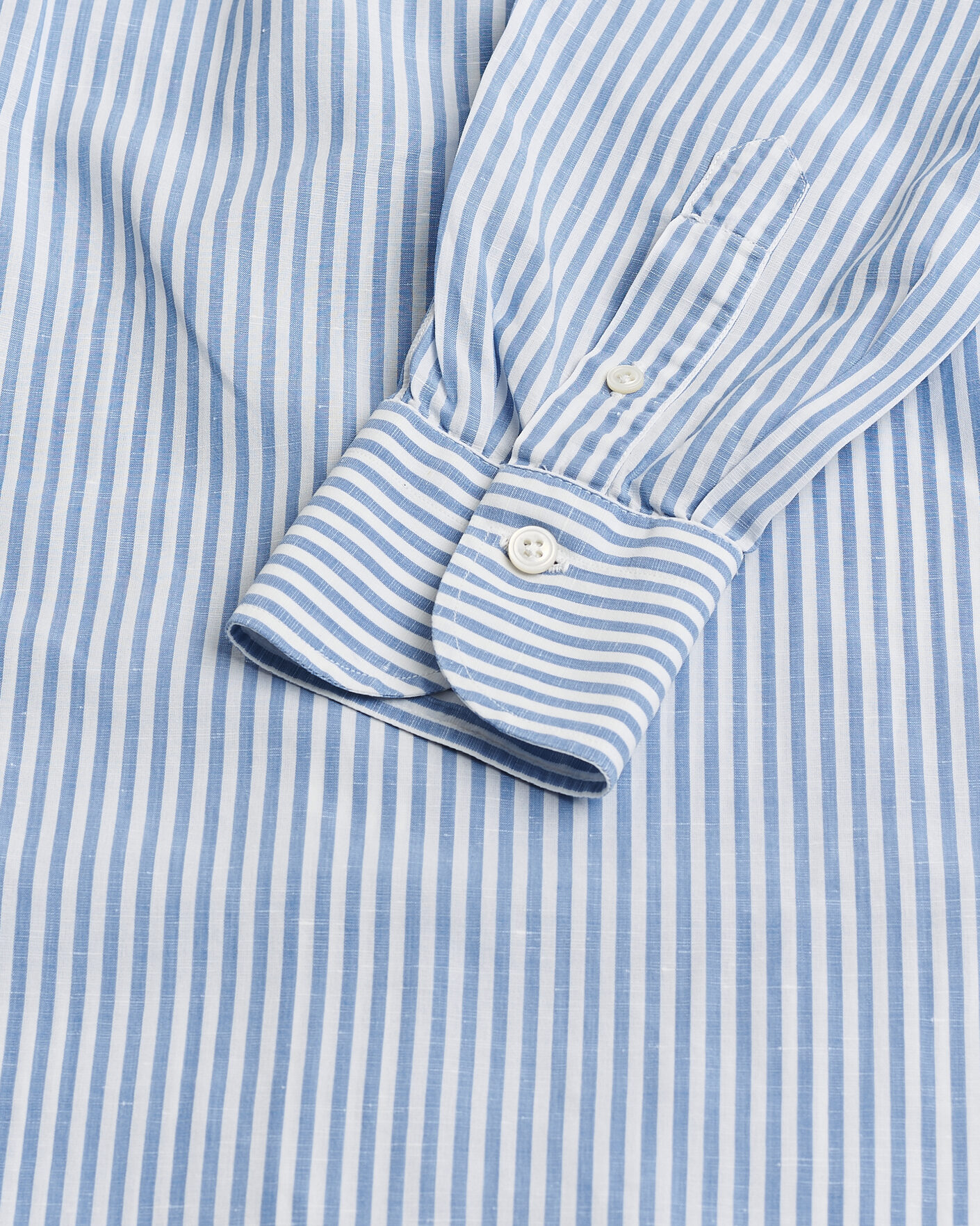 Hombres | Pre-owned Camisas | Pre-owned | Finamore Napoli Slim Fit Shirt Blue Stripe 38 - S