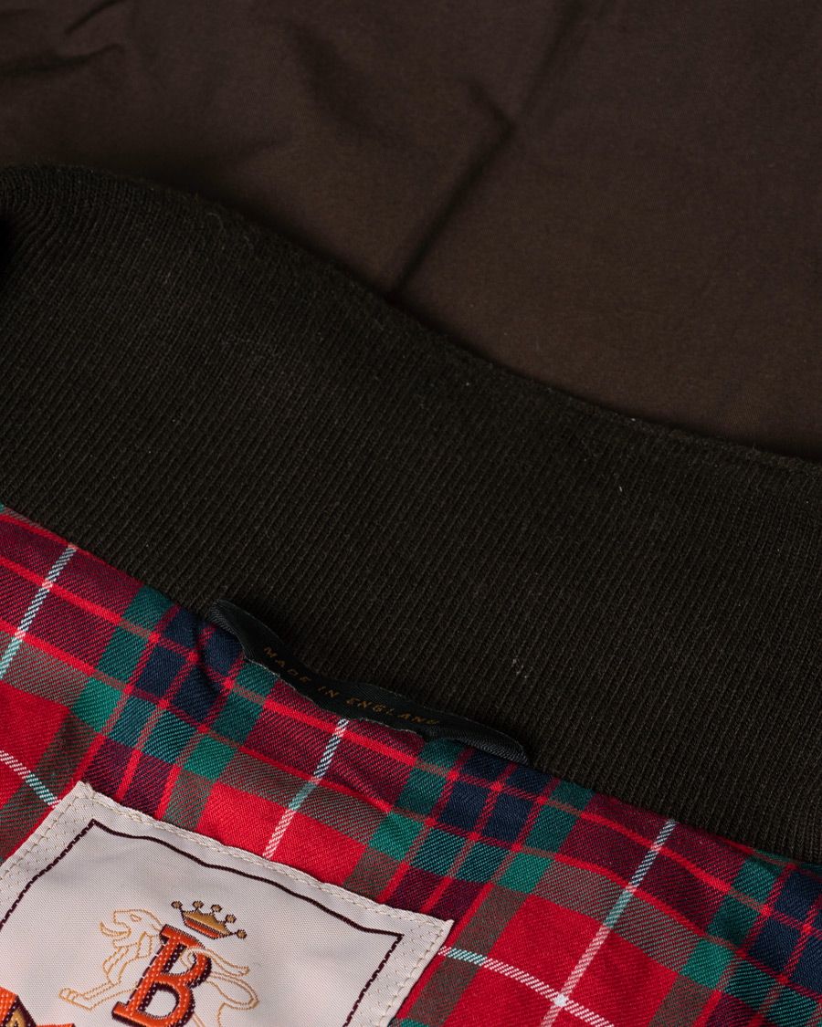 Hombres | Abrigos y chaquetas | Pre-owned | Baracuta G9 Original Harrington Jacket Chocolate UK38 - EU48