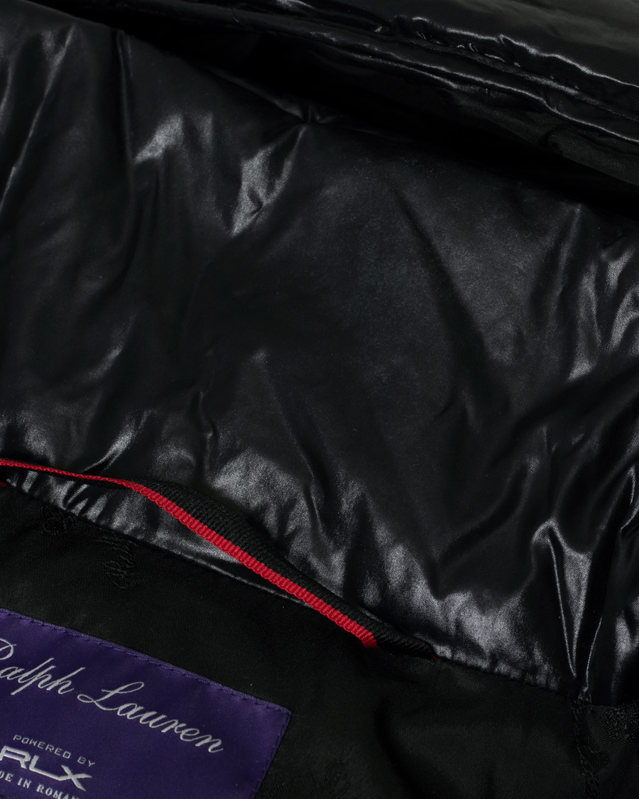Hombres | Ralph Lauren Purple Label Nylon Down Jacket Black M | Pre-owned | Ralph Lauren Purple Label Nylon Down Jacket Black M