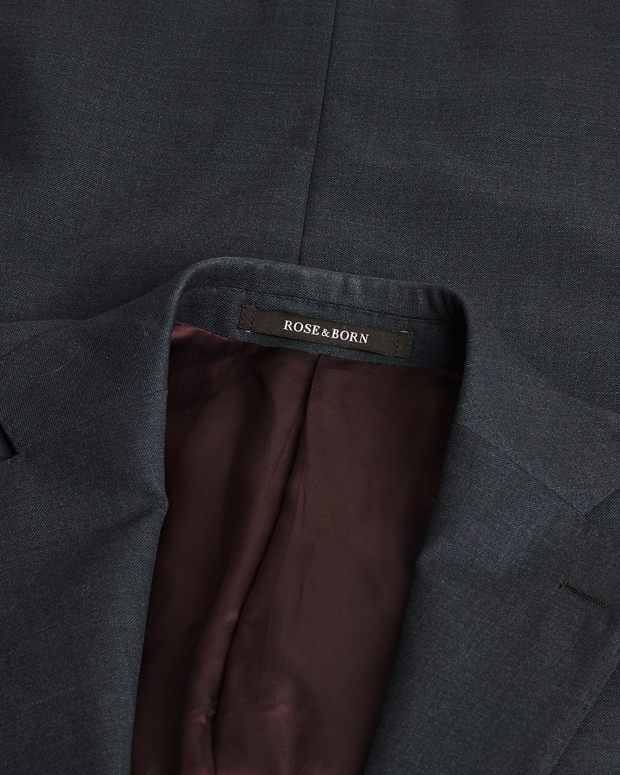 Hombres | Pre-owned Blazers | Pre-owned | Rose & Born Wool Blazer Grey 46