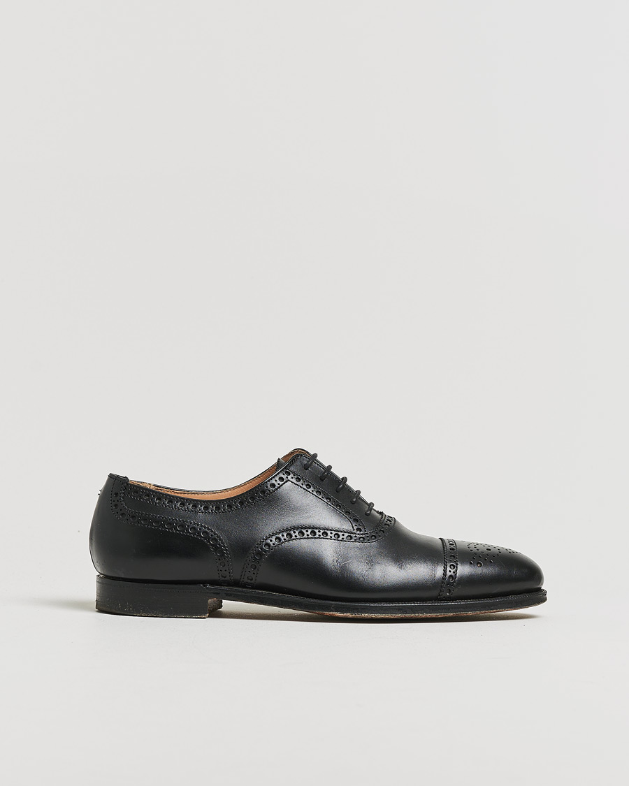 Hombres | Pre-owned Zapatos cosidos a mano | Pre-owned | Crockett & Jones Westfield Black Calf UK6,5 - EU40,5