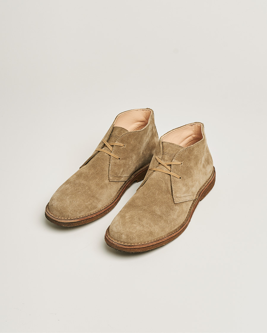 Hombres | Astorflex Greenflex Desert Boot Stone Suede | Pre-owned | Astorflex Greenflex Desert Boot Stone Suede