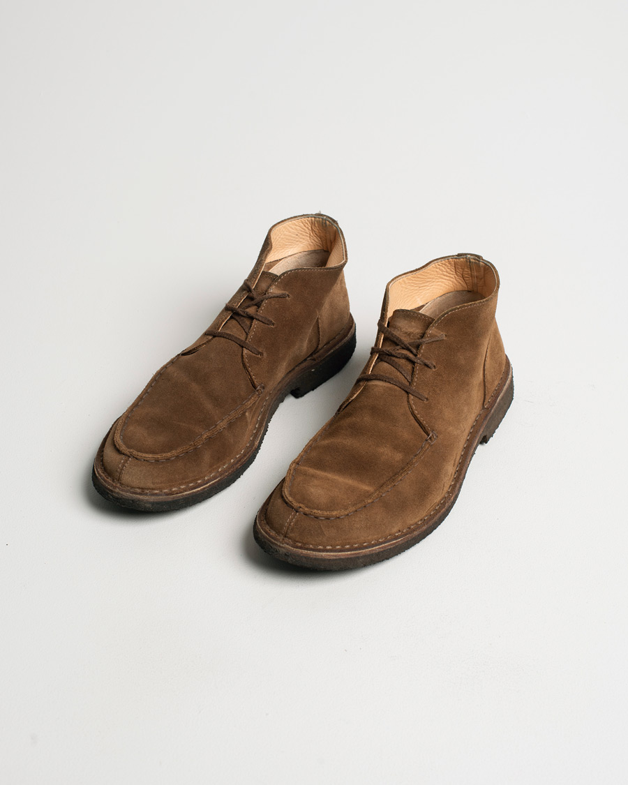 Hombres | Astorflex Dukeflex Chukka Boot Brown Suede | Pre-owned | Astorflex Dukeflex Chukka Boot Brown Suede
