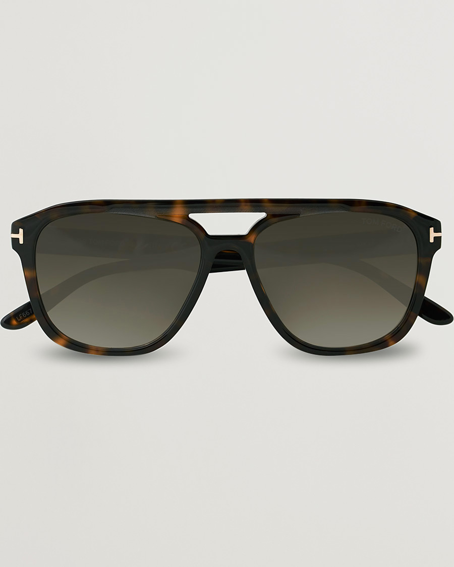 Hombres | Tom Ford Gerrard FT0776 Sunglasses Havana/Gradient | Pre-owned | Tom Ford Gerrard FT0776 Sunglasses Havana/Gradient